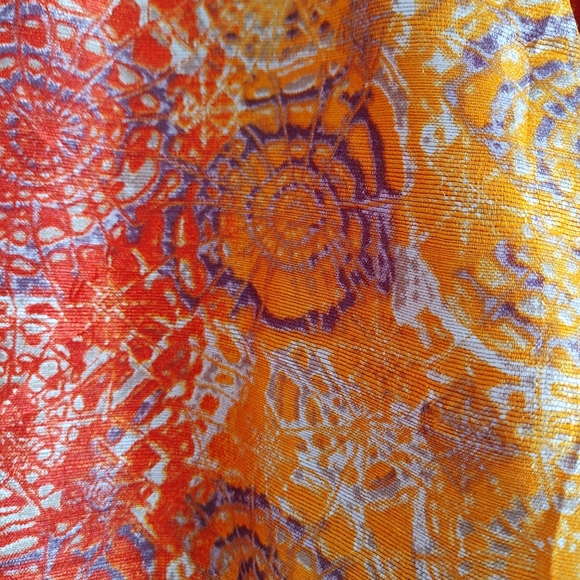 Vintage Handmade Tie Dye Mini Dress - Picture 11 of 16